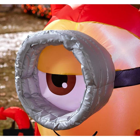 Gemmy Inflatables Inflatable Party Decorations 3 1/2' Halloween Minion Stuart As Devil by Gemmy Inflatables 781880239024 224771