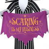 Image of Gemmy Inflatables Inflatable Party Decorations 3 1/2' Halloween Nightmare Before Christmas Jack Skellington Holding Banner by Gemmy Inflatables 781880239093 227458 - 3639376 3 1/2' Halloween Nightmare Christmas Jack Skellington Banner Gemmy