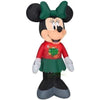 Image of Gemmy Inflatables Inflatable Party Decorations 3 1/2' Minnie Mouse in Christmas Hoodie by Gemmy Inflatables 3 1/2' Disney Christmas Minnie Mouse Toy Soldier by Gemmy Inflatables