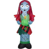 Image of Gemmy Inflatables Inflatable Party Decorations 3 1/2' Nightmare Before Christmas Sally w/ Christmas Ornament by Gemmy Inflatables 3 1/2' Halloween Nightmare Christmas Sally Pumpkin Gemmy Inflatables