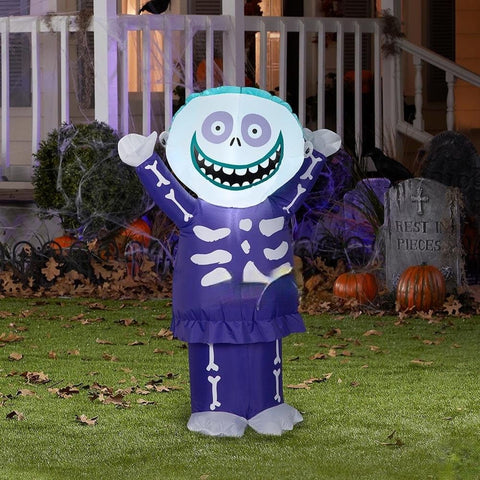 Gemmy Inflatables Inflatable Party Decorations 3 1/2' Tim Burton’s Nightmare Before Christmas Barrel by Gemmy Inflatable 781880241393 225001 3 1/2' Tim Burton’s Nightmare Before Christmas Barrel Gemmy Inflatable