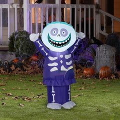 3.5' Nightmare Before Christmas Barrel by Gemmy Inflatable
