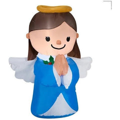 Gemmy Inflatables Inflatable Party Decorations 3.5' Christmas Blue Christmas Angel Inflatables 781880211976 35962