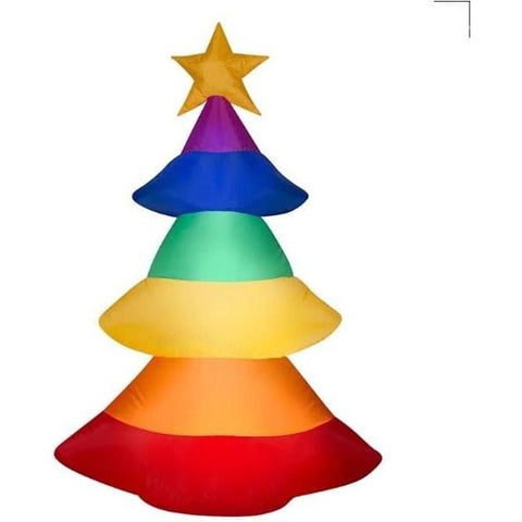 Gemmy Inflatables Inflatable Party Decorations 3.5' Rainbow Christmas Tree Inflatables by Gemmy Inflatables 781880212010 36143