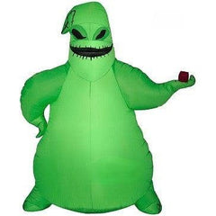 Gemmy Inflatables Inflatable Party Decorations 4 1/2' Nightmare Before Christmas Oogie Boogie w/ Dice by Gemmy Inflatables 781880238942 226301 4 1/2' Nightmare Before Christmas Oogie Boogie Dice Gemmy Inflatables
