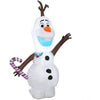 Image of Gemmy Inflatables Inflatable Party Decorations 4' Christmas Olaf From Frozen II Holding Candy Cane by Gemmy Inflatables 781880246817 112562-3723726 4' Christmas Olaf From Frozen II Holding Candy Cane Gemmy Inflatables