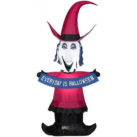 Gemmy Inflatables Inflatable Party Decorations 4' Halloween Shock w/ "Everyday is Halloween" Banner by Gemmy Inflatables 781880205142 225000 4' Halloween Shock "Everyday is Halloween" Banner by Gemmy Inflatables