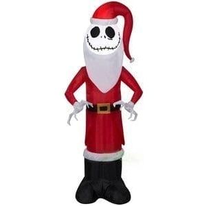 Gemmy Inflatables Inflatable Party Decorations 4' Jack Skellington in Santa Outfit by Gemmy Inflatables 117679