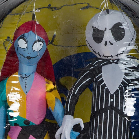 Gemmy Inflatables Inflatable Party Decorations 5 1/2' Nightmare Before Christmas Jack and Sally Halloween Globe by Gemmy Inflatables 781880239017 224300 5 1/2' NightmareChristmas Jack Sally Halloween Globe Gemmy Inflatables