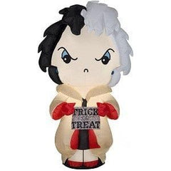 Gemmy Inflatables Inflatable Party Decorations 5' Disney's Cruella De Vil Holding Trick or Treat Sign by Gemmy Inflatables 781880239000 227772 5' Disney's Cruella De Vil Holding Trick Treat Sign Gemmy Inflatables