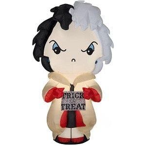 Gemmy Inflatables Inflatable Party Decorations 5' Disney's Cruella De Vil Holding Trick or Treat Sign by Gemmy Inflatables 781880239000 227772 5' Disney's Cruella De Vil Holding Trick Treat Sign Gemmy Inflatables