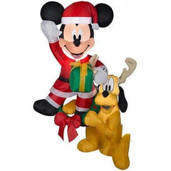 Gemmy Inflatables Inflatable Party Decorations 5' Hanging Mickey & Pluto by Gemmy Inflatables 781880241164 117939