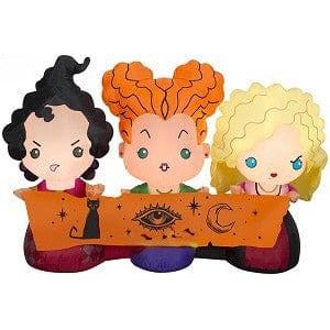 Gemmy Inflatables Inflatable Party Decorations 5' Hocus Pocus Sisters Halloween Inflatable by Gemmy Inflatables 781880238898 220556 5' Hocus Pocus Sisters Halloween Gemmy Inflatables SKU# 220556