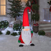 Image of Gemmy Inflatables Inflatable Party Decorations 5' Mixed Media Christmas Gnome w/ Curved Hat by Gemmy Inflatables 117111