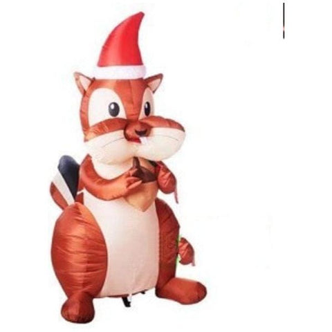 Gemmy Inflatables Inflatable Party Decorations 6 1/2' Animated Inflatable Chipmunk with Acorn by Gemmy Inflatables 781880204664 11954
