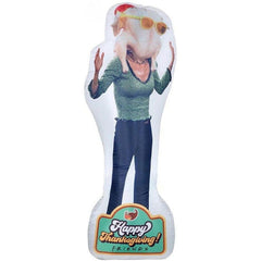 Gemmy Inflatables Inflatable Party Decorations 6' Photorealistic Monica w/ Turkey On Head by Gemmy Inflatable 781880233725 221302