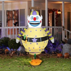 6' Tim Burton’s Nightmare Before Christmas Scary Clown by Gemmy Inflatable