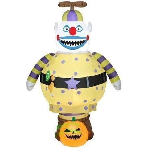 Gemmy Inflatables Inflatable Party Decorations 6' Tim Burton’s Nightmare Before Christmas Scary Clown by Gemmy Inflatable 781880241300 228503 6'Tim Burton’s Nightmare Before Christmas Scary Clown Gemmy Inflatable