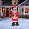 Image of Gemmy Inflatables Inflatable Party Decorations 7' Christmas African American Santa Claus by Gemmy Inflatables 117916