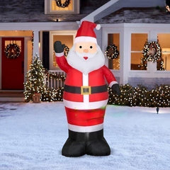 7' Christmas Santa Claus by Gemmy Inflatables