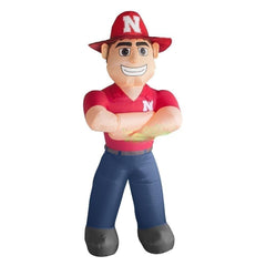 7' NCAA Nebraska Cornhuskers Herbie Mascot by Gemmy Inflatables