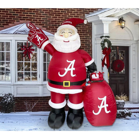 Gemmy Inflatables Inflatable Party Decorations 7' NCAA University of Alabama Crimson Tide Santa Claus by Gemmy Inflatables 620316 - 102-100-S 7' NCAA University Alabama Crimson Tide Santa Claus Gemmy Inflatables
