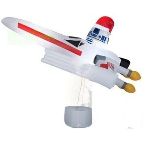 Gemmy Inflatables Inflatable Party Decorations 7' Star Wars R2D2 In X-Wing Fighter by Gemmy Inflatables 781880204213 39453