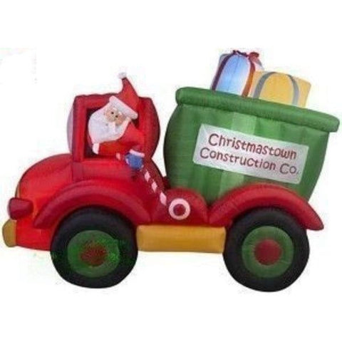 Gemmy Inflatables Inflatable Party Decorations 8' Animated Dump Truck w/ Presents by Gemmy Inflatables 781880206781 86400
