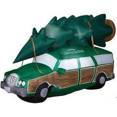 Gemmy Inflatables Inflatable Party Decorations 8' Christmas Vacation Station wagon w/ Christmas Tree by Gemmy Inflatables 781880241140 114436 8' Christmas Vacation Station wagon Christmas Tree Gemmy Inflatables
