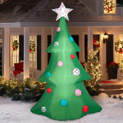 Gemmy Inflatables Inflatable Party Decorations 9' Candy Sprinkles Christmas Tree by Gemmy Inflatables 118757