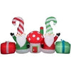 Image of Gemmy Inflatables Inflatable Party Decorations 9' Christmas Gnome Collection Scene by Gemmy Inflatable 118981