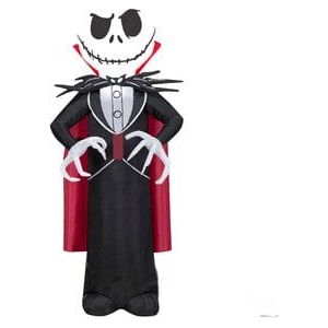 Gemmy Inflatables Seasonal & Holiday Decorations 3.5' Disney Nightmare Before Christmas Jack Skellington As Vampire by Gemmy Inflatable 228880 3.5' Disney Christmas Jack Skellington Vampire  Gemmy Inflatable