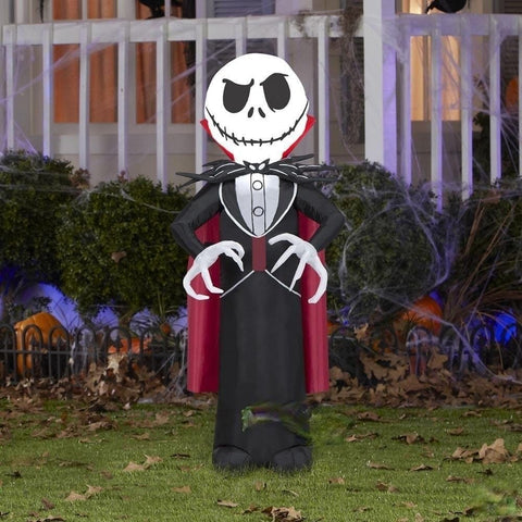 Gemmy Inflatables Seasonal & Holiday Decorations 3.5' Disney Nightmare Before Christmas Jack Skellington As Vampire by Gemmy Inflatable 228880 3.5' Disney Christmas Jack Skellington Vampire  Gemmy Inflatable