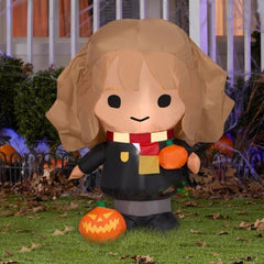 3' Hermione Granger w/ Jack O Lantern by Gemmy Inflatable