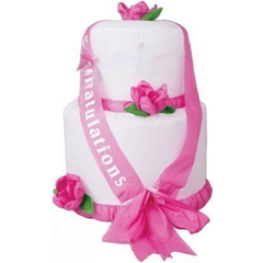 Gemmy Inflatables Special Event Inflatables 4' Gemmy Airblown Inflatable Wedding Cake  by Gemmy Inflatables