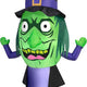 7' Gemmy Airblown Inflatable Halloween Stumpy Head Witch