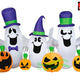 9' Gemmy Airblown Inflatable Ghosts & Jack-O-Lanterns Scene