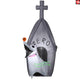 5' Gemmy Airblown Inflatable Halloween Zero Ghost Dog in Doghouse