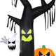7' Gemmy Airblown Inflatable Halloween Ghostly Tree w/ Pumpkin & Ghost