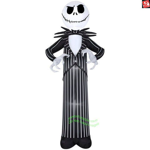 10' Gemmy Airblown Giant Halloween Stylized Jack Skellington