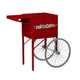 Red Popcorn Cart for 6-oz and 8-oz Popper