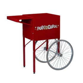 Red Popcorn Cart for 6-oz and 8-oz Popper