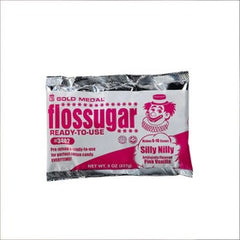 Silly Nilly 8-oz. Flossugar Pouches - Pink Vanilla (24 Count)