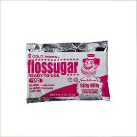 Silly Nilly 8-oz. Flossugar Pouches - Pink Vanilla (24 Count)