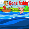 Image of Gone Fishin' Interactive Carnival Puffer Fish Frame Game