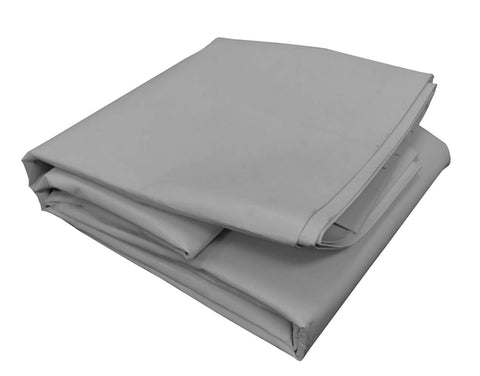 10' x 20' Heavy Duty Waterproof PVC Vinyl Tarp - Gray