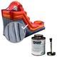 Moose Supply Inflatable Bounce House Vinyl Repair Kit, Gray Marble with 4 oz. SX69 Glue