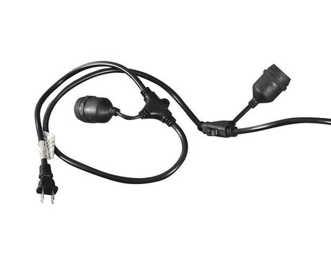 48' Outdoor LED String Light Set with Warm White S14 Bulbs for Patio, Tent, and Event Lighting