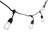 Image of 48' Outdoor LED String Light Set with Warm White S14 Bulbs for Patio, Tent, and Event Lighting