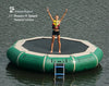 Image of 13 Foot Island Hopper Bounce N Splash Water Trampoline in Natural Green